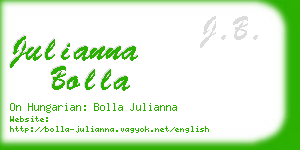 julianna bolla business card